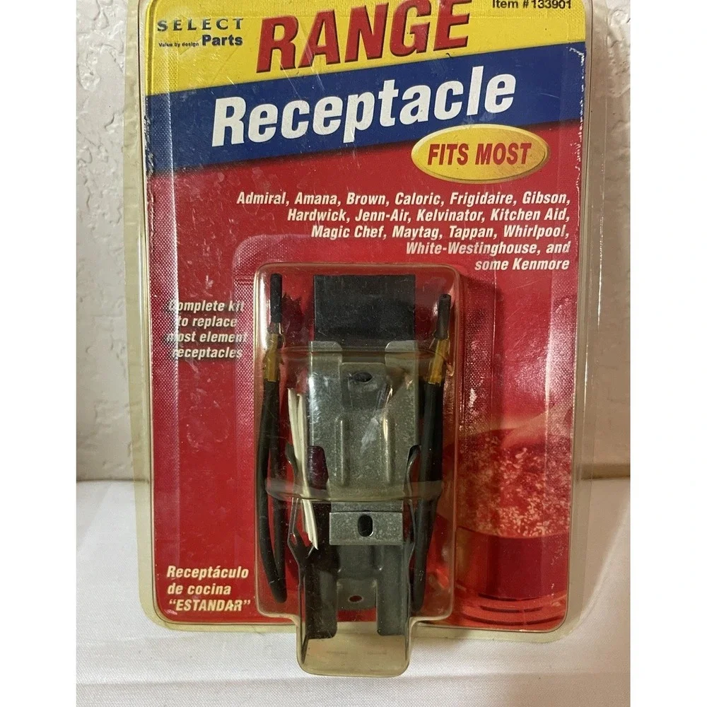 Select Part Range Receptacle‎ Item #133901 Fits Most Ranges